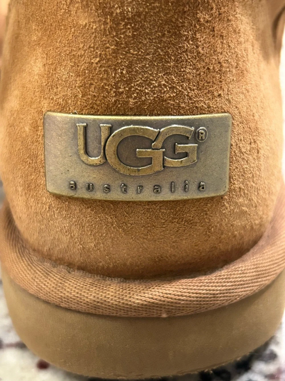 UGG Australia Women’s‎ Leather Sheepskin Sheerling Lined Boots 7 S/N 1890